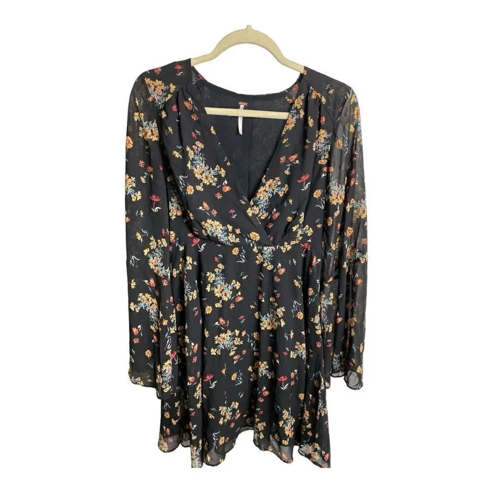#315 FREE PEOPLE Lilou Floral Mini Dress - Picture 3 of 9